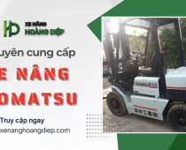Xe nâng Komatsu là gì? Ưu điểm và ứng dụng thực tế của xe